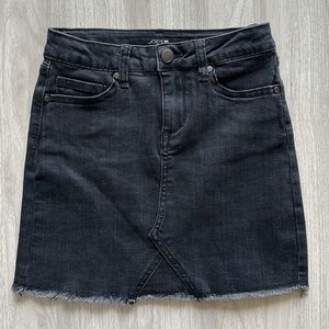 Joes jeans black denim skirt size 10